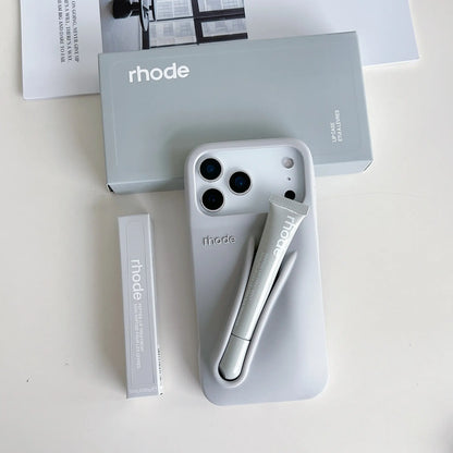 Rhode® 2-in-1 Soft Silicone Lip Peptide Phone Case for iPhone