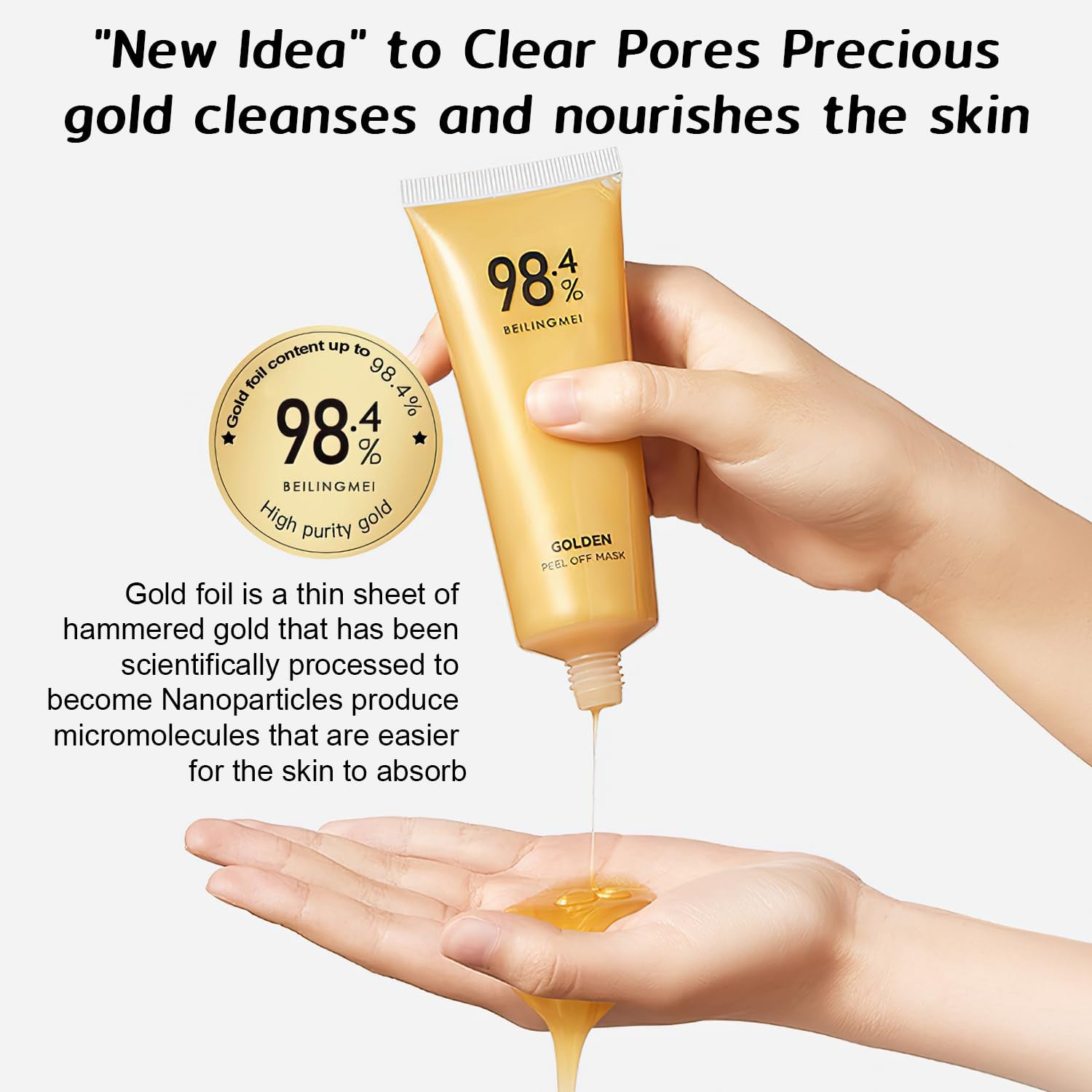 24K Gold Foil Anti-Aging Peel-Off Mask (2-Pack)