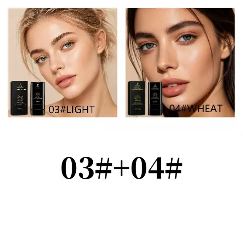 J-PHD® 3-in-1 Full Coverage Foundation Stick – SPF 50 & Built-In Brush