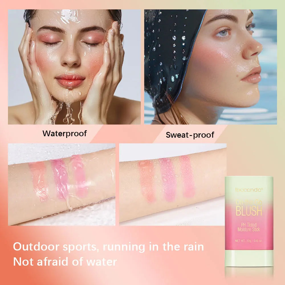 ibcccndc® 3-in-1 pH Temperature Color-Changing Blush & Lip Stick