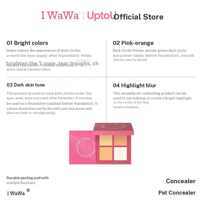 I Wawa® 4-in-1 Professional Color Correcting & Concealer Palette