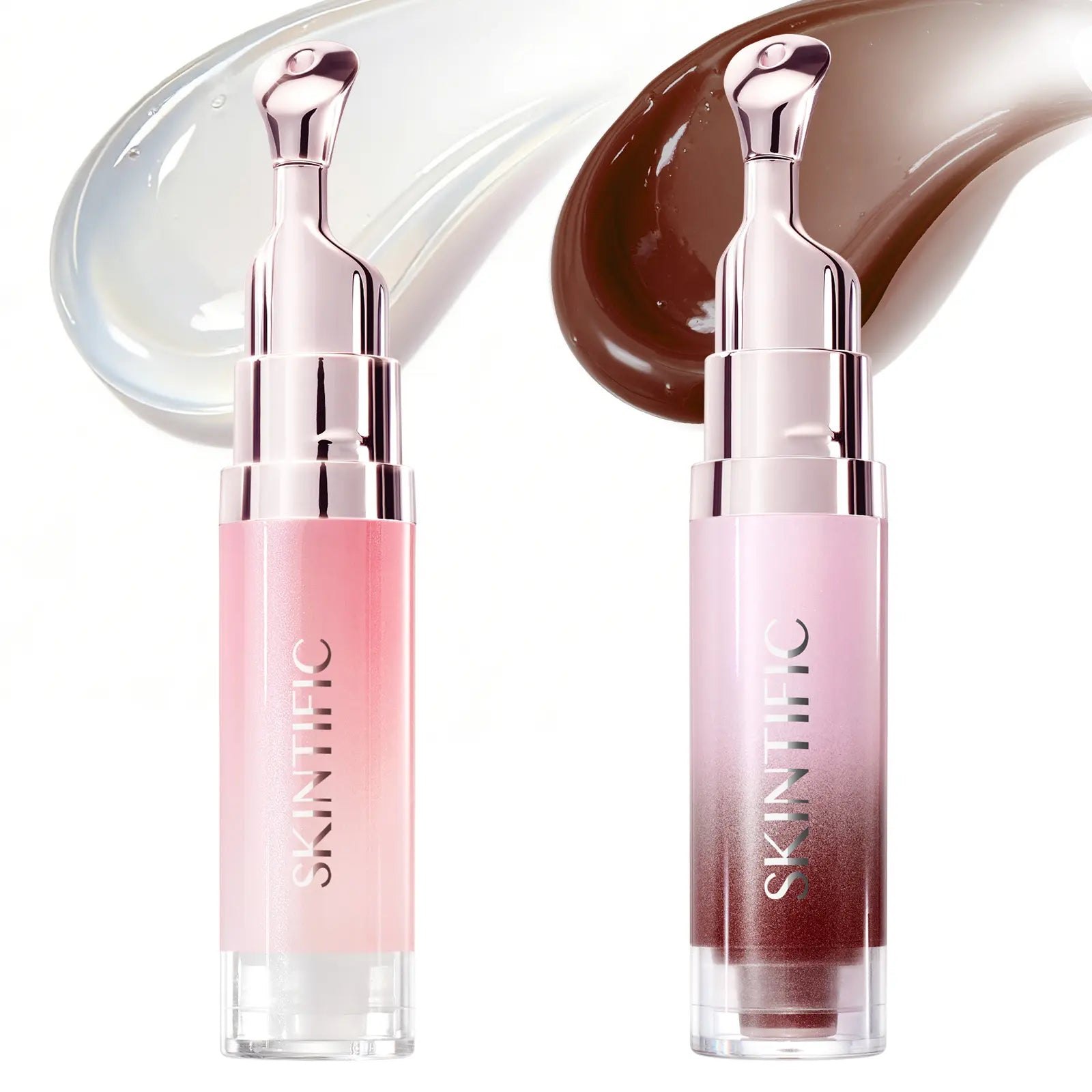SKINTIFIC® 2-Piece Day & Night Peptide Lip Serum Combo – Hydrating & Brightening Duo