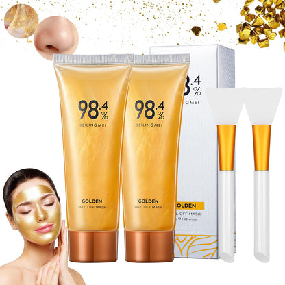 24K Gold Foil Anti-Aging Peel-Off Mask (2-Pack)