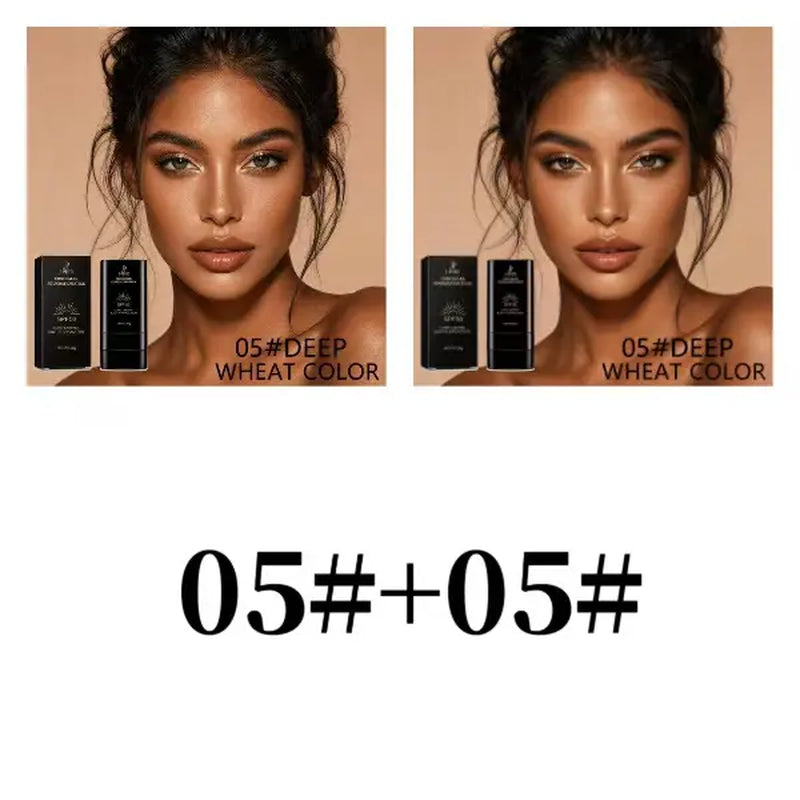J-PHD® 3-in-1 Full Coverage Foundation Stick – SPF 50 & Built-In Brush