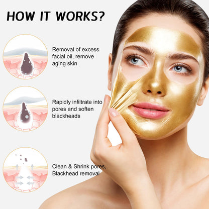 24K Gold Foil Anti-Aging Peel-Off Mask (2-Pack)
