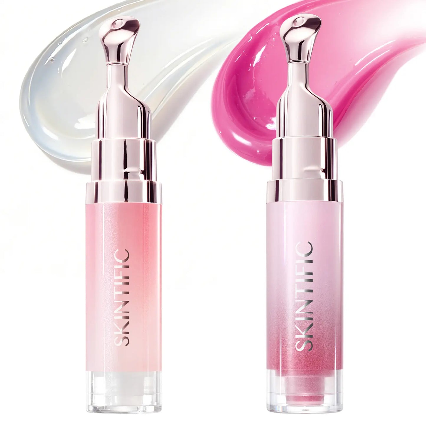 SKINTIFIC® 2-Piece Day & Night Peptide Lip Serum Combo – Hydrating & Brightening Duo