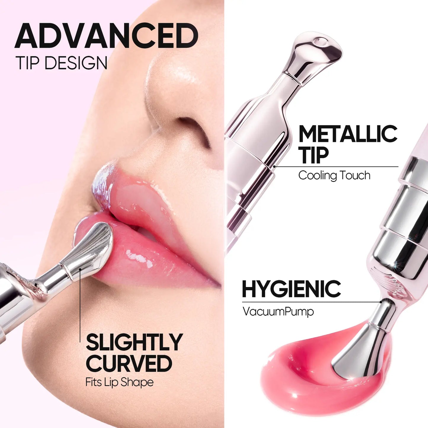 SKINTIFIC® 2-Piece Day & Night Peptide Lip Serum Combo – Hydrating & Brightening Duo