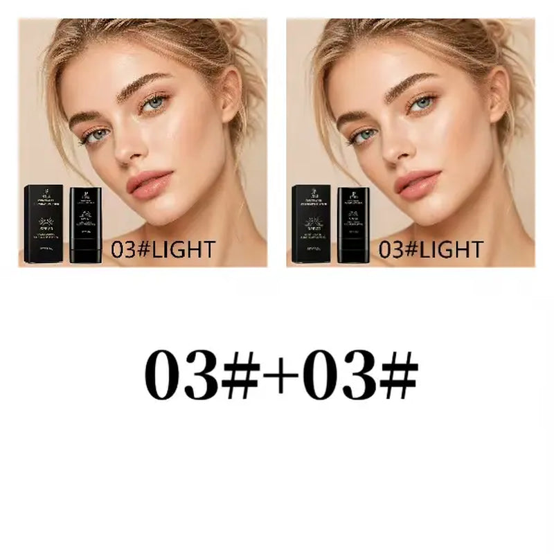 J-PHD® 3-in-1 Full Coverage Foundation Stick – SPF 50 & Built-In Brush