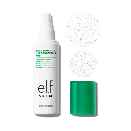 e.l.f.® Soothing Hypochlorous Acid Facial Mist – Purifying & Anti-Redness Spray