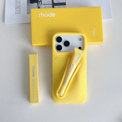 Rhode® 2-in-1 Soft Silicone Lip Peptide Phone Case for iPhone