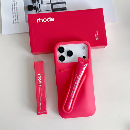 Rhode® 2-in-1 Soft Silicone Lip Peptide Phone Case for iPhone