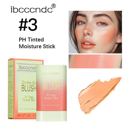 ibcccndc® 3-in-1 pH Temperature Color-Changing Blush & Lip Stick