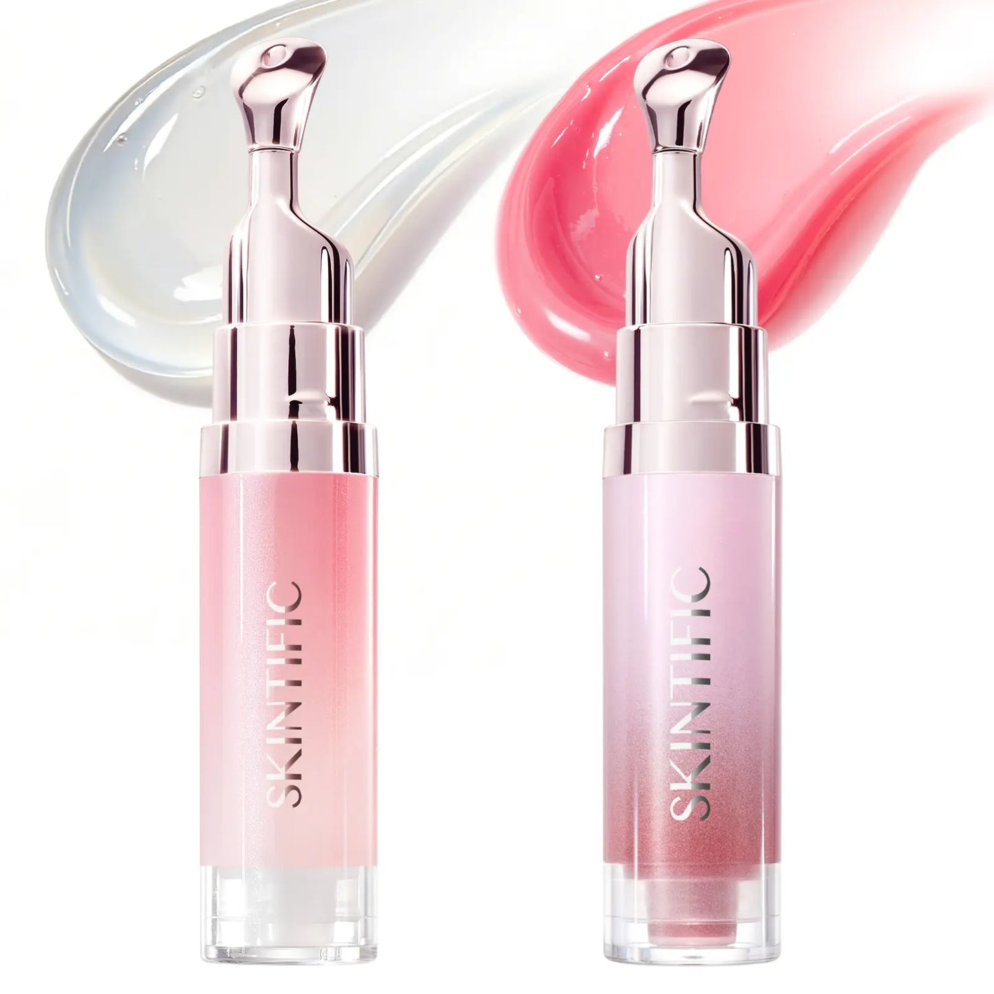 SKINTIFIC® 2-Piece Day & Night Peptide Lip Serum Combo – Hydrating & Brightening Duo